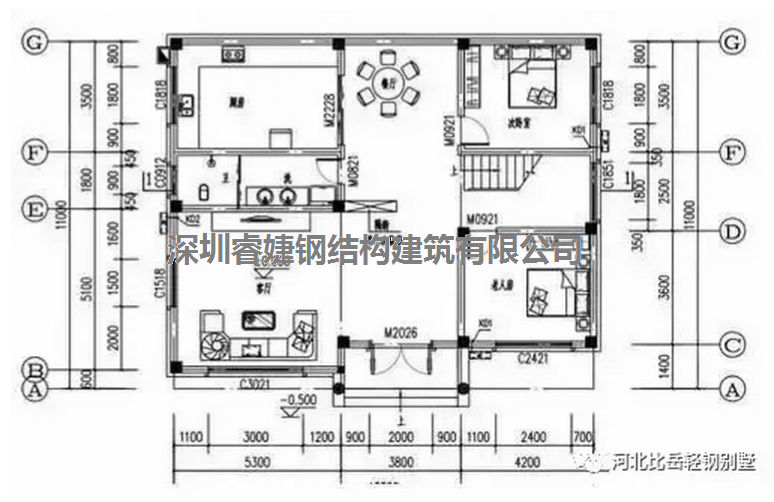 農(nóng)村自建別墅兩層13.3米X11米,帶平面設(shè)計(jì)圖,拿走不謝(圖2) 農(nóng)村自建別墅兩層13.3米X11米,帶平面設(shè)計(jì)圖,拿走不謝(圖2)