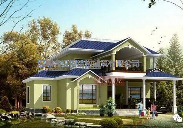 五套鄉(xiāng)間別墅小戶型，2層5臥室?guī)к噹?，超級?jīng)濟實惠（帶設計圖）(圖4)