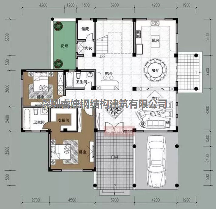 五套鄉(xiāng)間別墅小戶型，2層5臥室?guī)к噹欤壗?jīng)濟實惠（帶設計圖）(圖5)