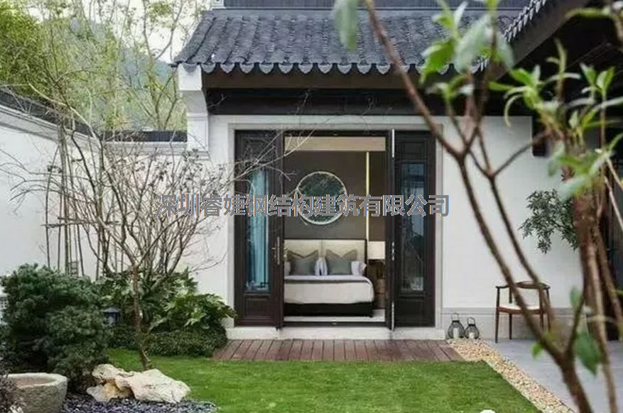 新中式庭院的設(shè)計(jì)太棒了，這就是中國(guó)幾千年文化的力量，越來(lái)越受(圖1)
