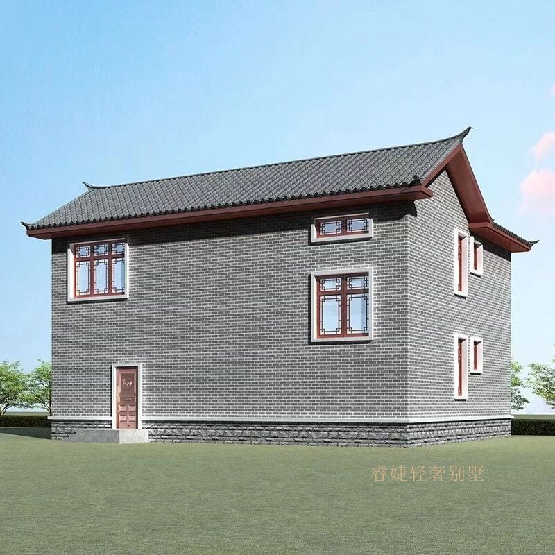 新古典風格二層小別墅(圖3)