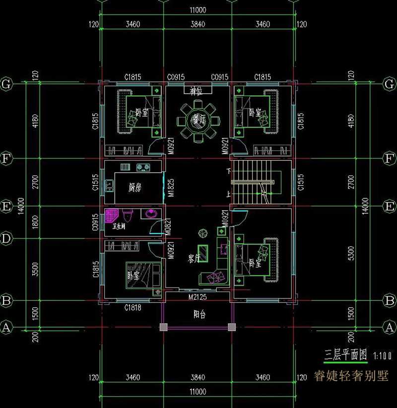 宅基地小，不用怕，四世同堂的戶型來了！(圖6)